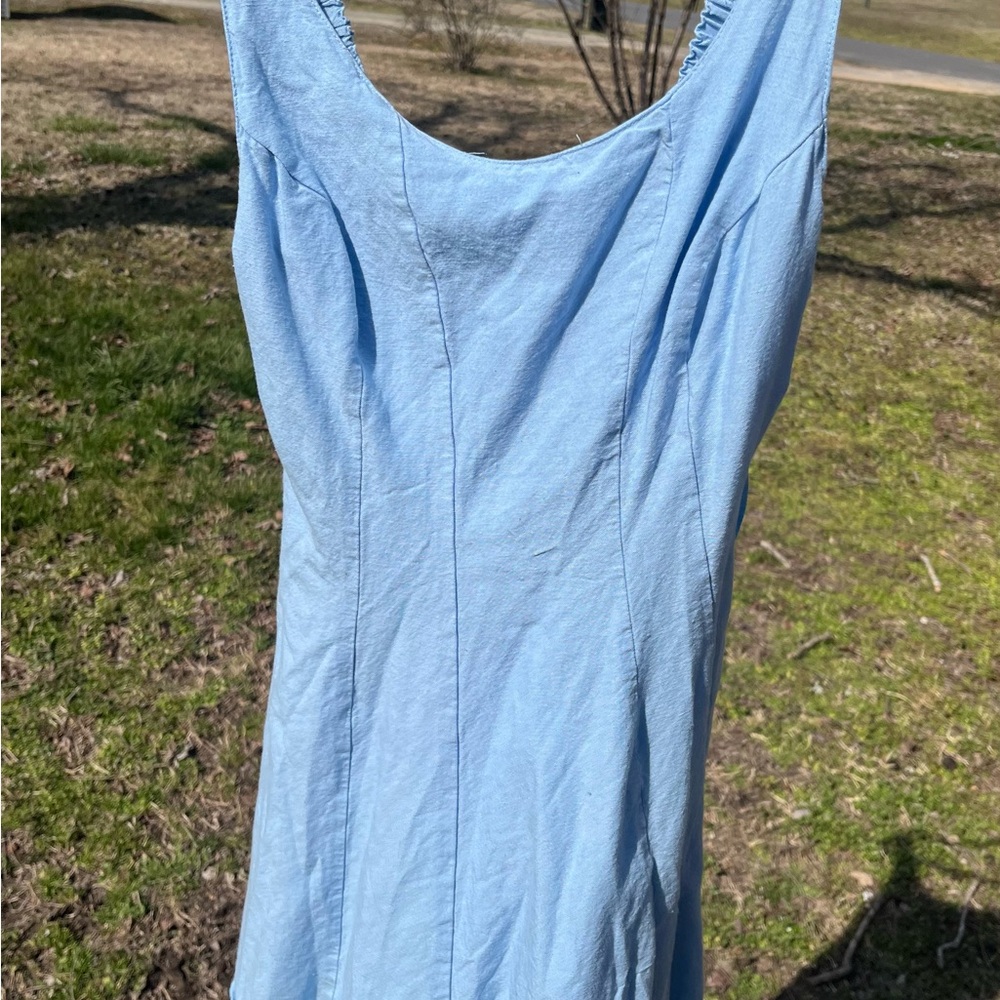 Light Blue Sleeveless Dress